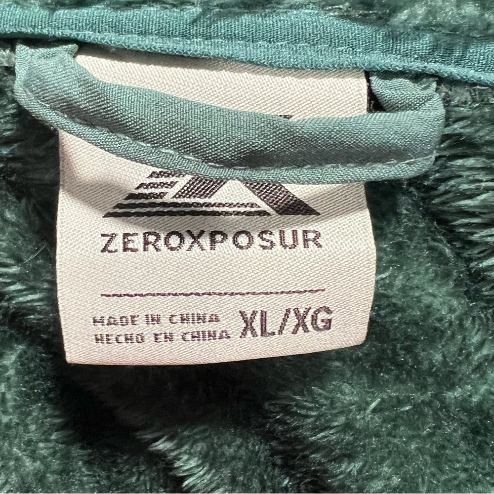 Women’s ZEROXPOSUR Soft Shell Lined Jacket Green Fern Sz XL - Picture 9 of 9